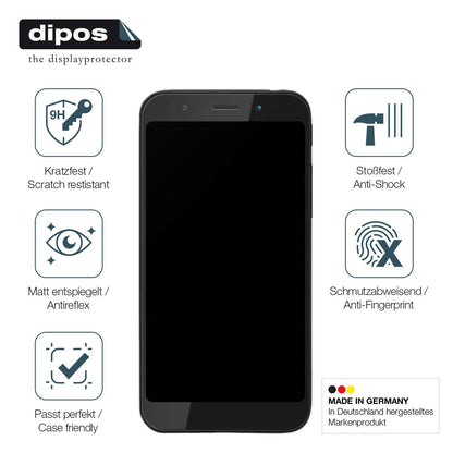2x Screen Protector for Shift Shift5me matte Flexible Glass 9H dipos