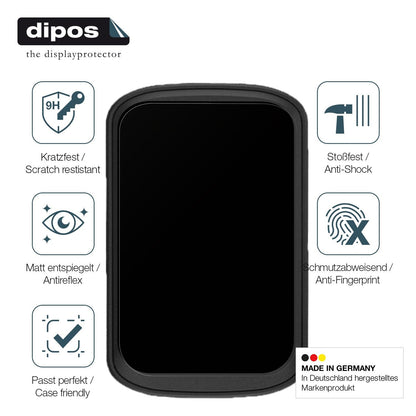 2x Screen Protector for Magene C206 Pro matte Flexible Glass 9H dipos