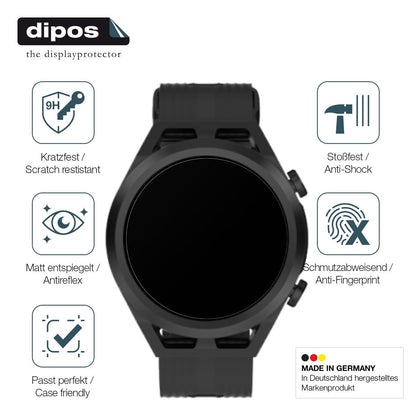 2x Screen Protector for Blackview R8 Pro Smartwatch matte Flexible Glass 9H