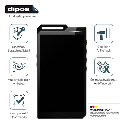 2x Screen Protector for HiBy R4 matte Flexible Glass 9H dipos