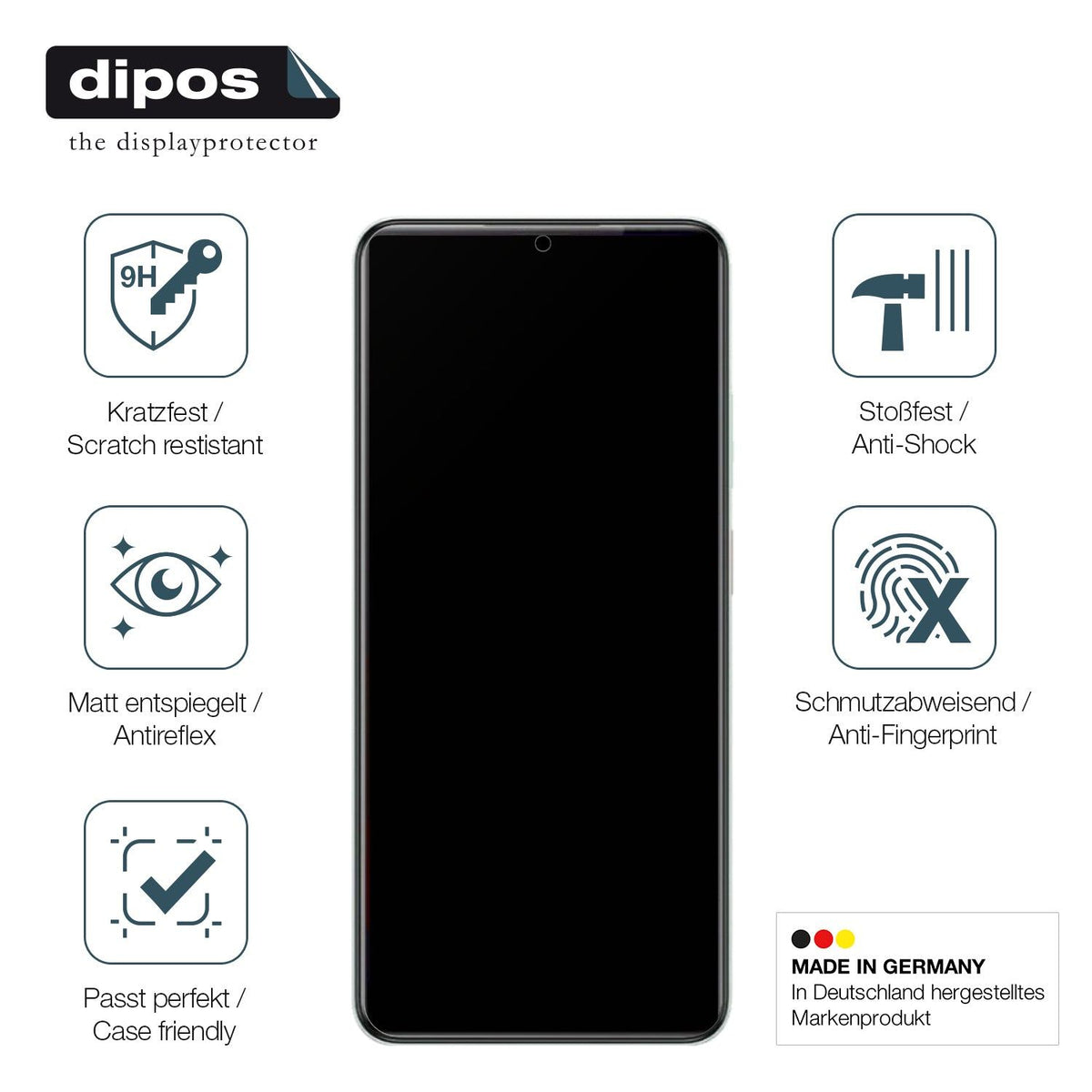 2x Screen Protector for ZTE Nubia V70 Max matte Flexible Glass 9H dipos