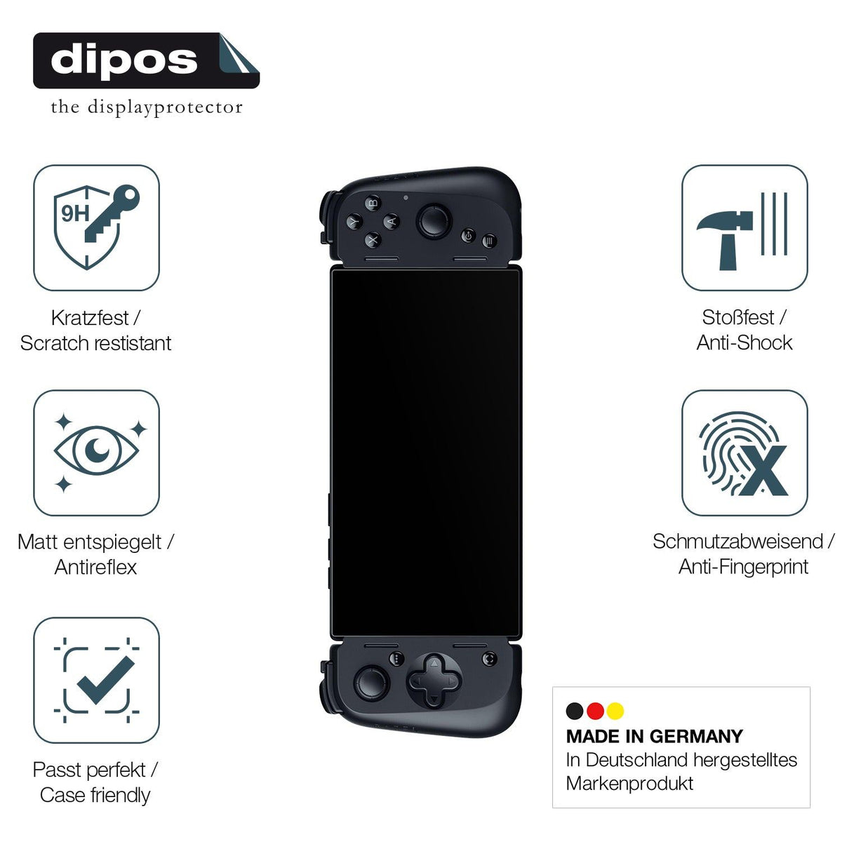 2x Screen Protector for Razer Edge 1 matte Flexible Glass 9H dipos