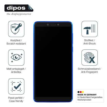 2x Screen Protector for Mobicel R1 Plus matte Flexible Glass 9H dipos