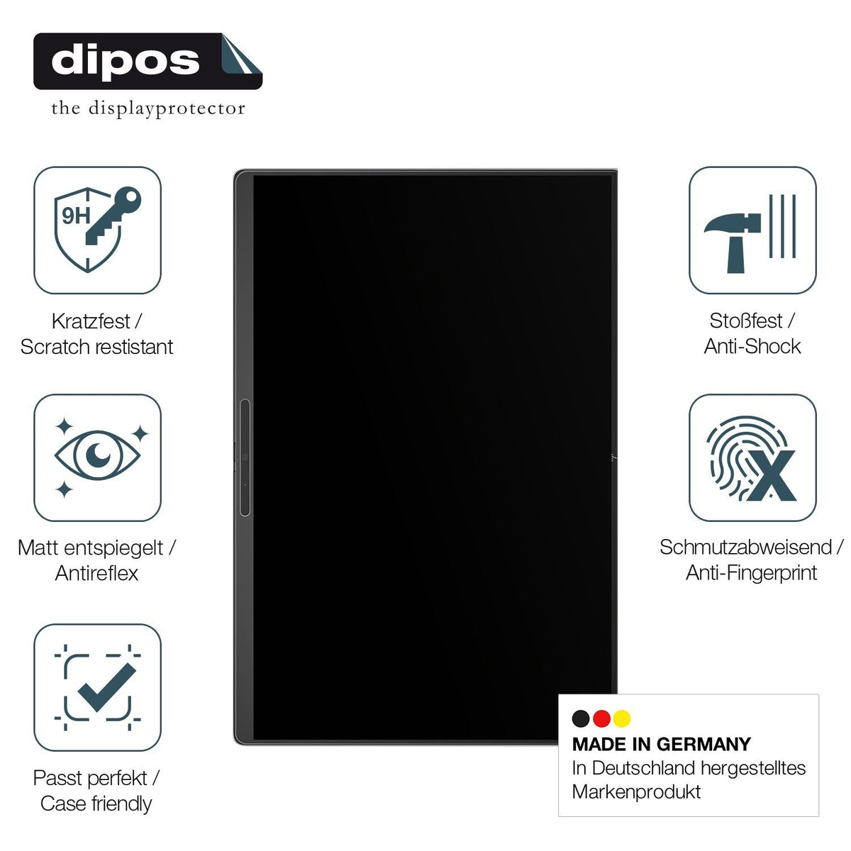 2x Screen Protector for HP EliteBook X Flip G1i 14 Zoll matte Flexible Glass 9H