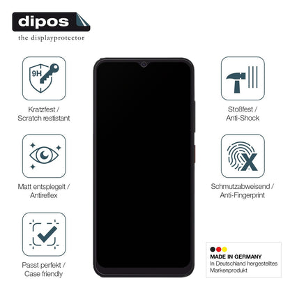 2x Screen Protector for ZTE Blade A35e matte Flexible Glass 9H dipos