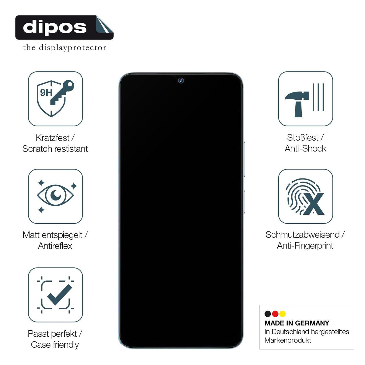 2x Screen Protector for Umidigi G100A matte Flexible Glass 9H dipos