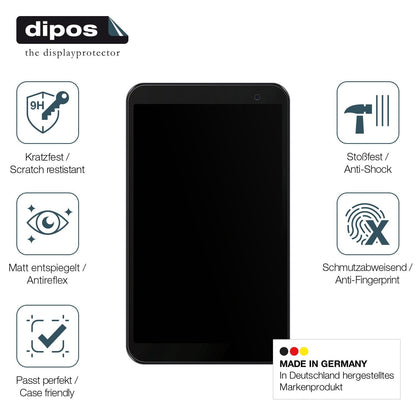 2x Screen Protector for Mobicel Mercury matte Flexible Glass 9H dipos