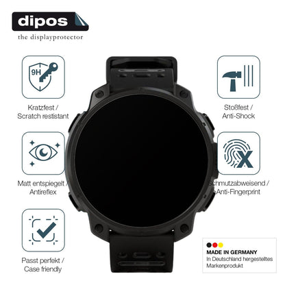 2x Screen Protector for UNA Watch matte Flexible Glass 9H dipos