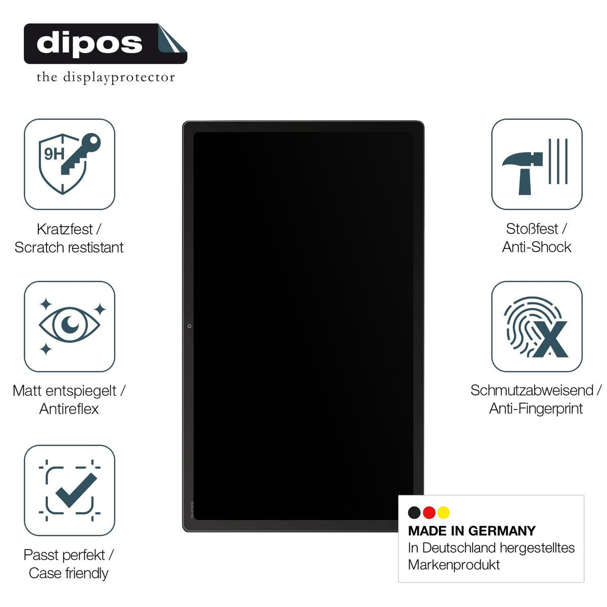 2x Screen Protector for Sunmi T3 Pro Max matte Flexible Glass 9H dipos