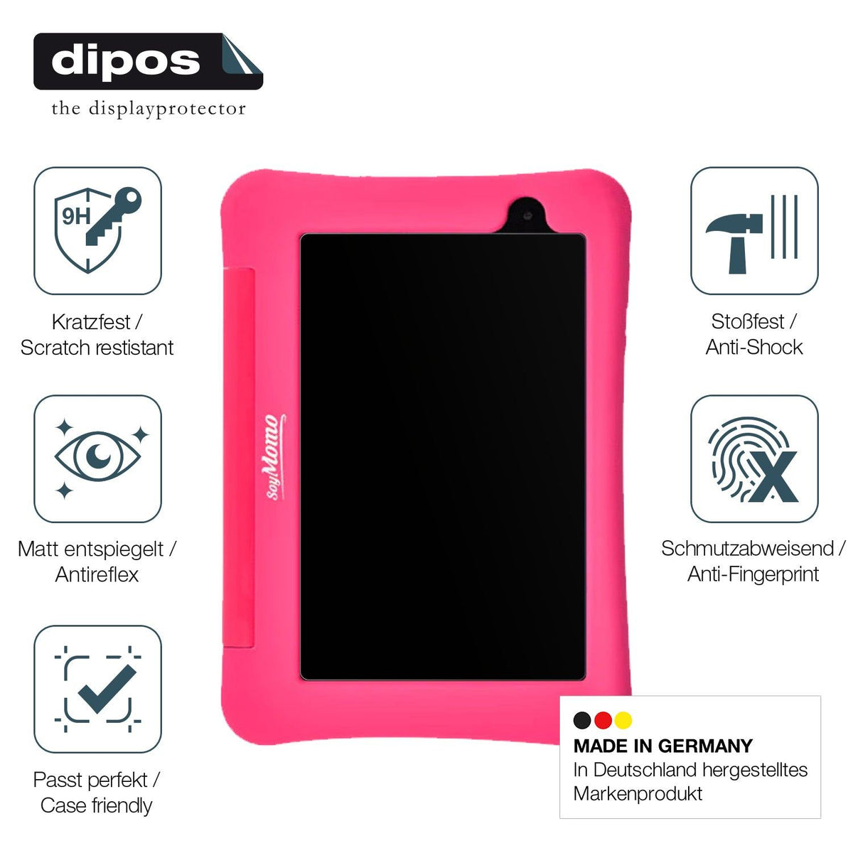 2x Screen Protector for SoyMomo Tablet Pro 2.0 matte Flexible Glass 9H dipos