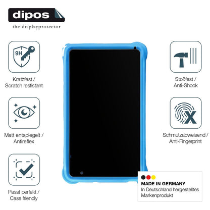 2x Screen Protector for quinyiCo Enfants 7 Zoll matte Flexible Glass 9H dipos