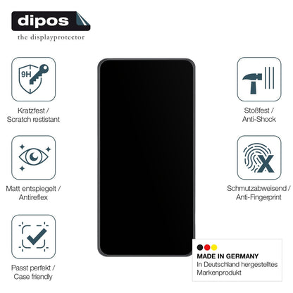 2x Screen Protector for Spedal Cl871 6.25 Zoll matte Flexible Glass 9H dipos