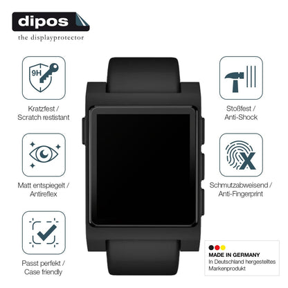 2x Screen Protector for Pebble Core Time 2 matte Flexible Glass 9H dipos