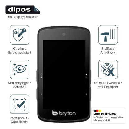 2x Screen Protector for Briton Rider 750SE 2.8 Zoll matte Flexible Glass 9H