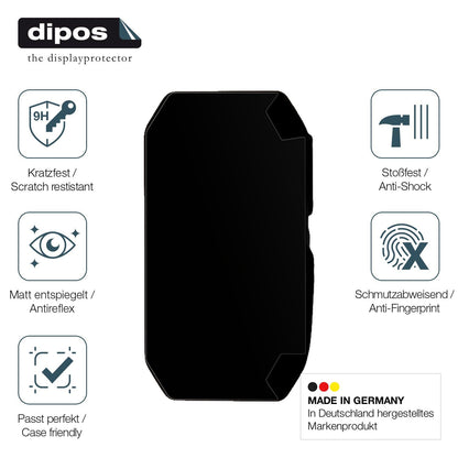 2x Screen Protector for Voge R125 matte Flexible Glass 9H dipos