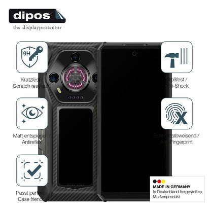 2x Screen Protector for Ulefone Armor 30 Pro (inkl. Rückseite) matte Flexible