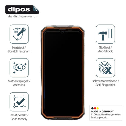 2x Screen Protector for Oscal Marine 2 matte Flexible Glass 9H dipos