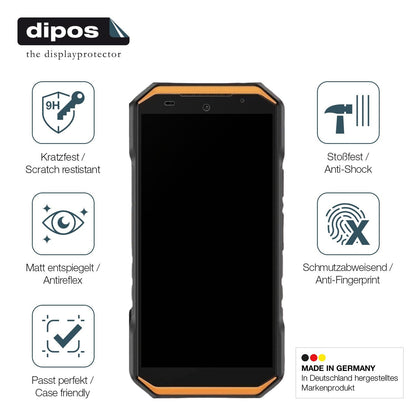 2x Screen Protector for Ulefone Armor X32 matte Flexible Glass 9H dipos