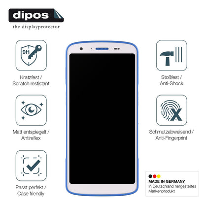 2x Screen Protector for Zebra HC 25 matte Flexible Glass 9H dipos