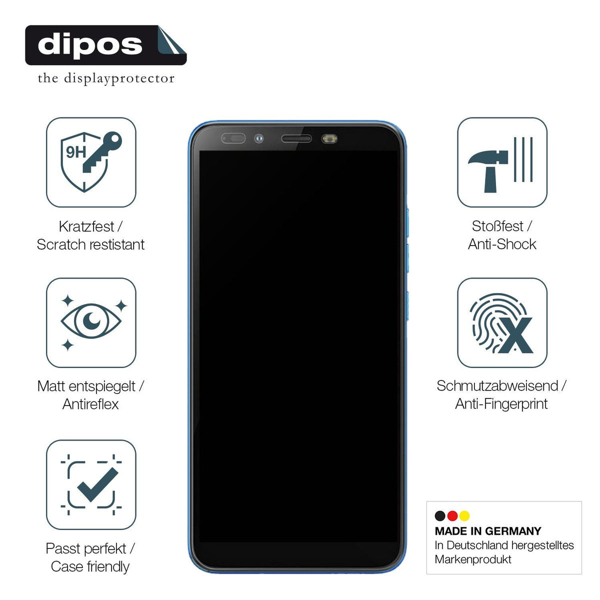 2x Screen Protector for Infinix Smart 2 matte Flexible Glass 9H dipos