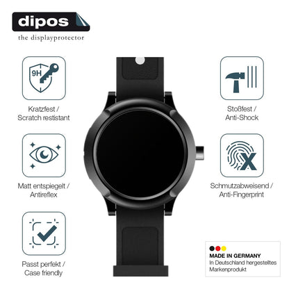 2x Screen Protector for mijnSOS MS5x matte Flexible Glass 9H dipos