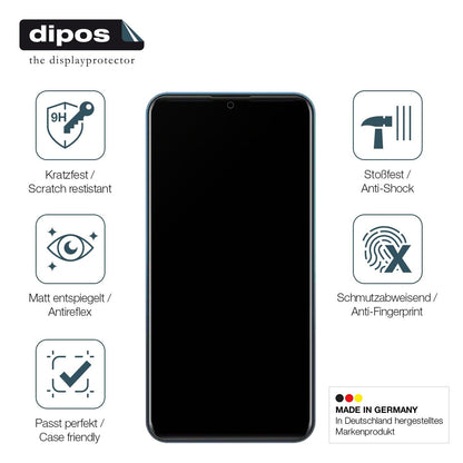 2x Screen Protector for I Kall K470 Plus matte Flexible Glass 9H dipos