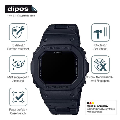 2x Screen Protector for Casio G-Shock GW-B5600BC-1B matte Flexible Glass 9H