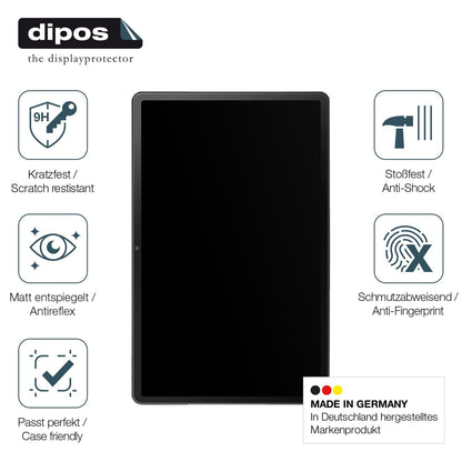 2x Screen Protector for Lenovo Tab M10 Plus 2.Gen TB-X606F matte Flexible Glass