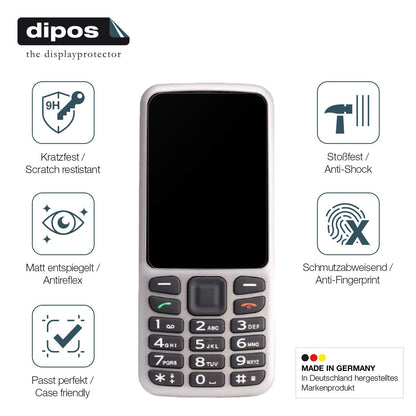 2x Screen Protector for Blindshell Classic LITE matte Flexible Glass 9H dipos