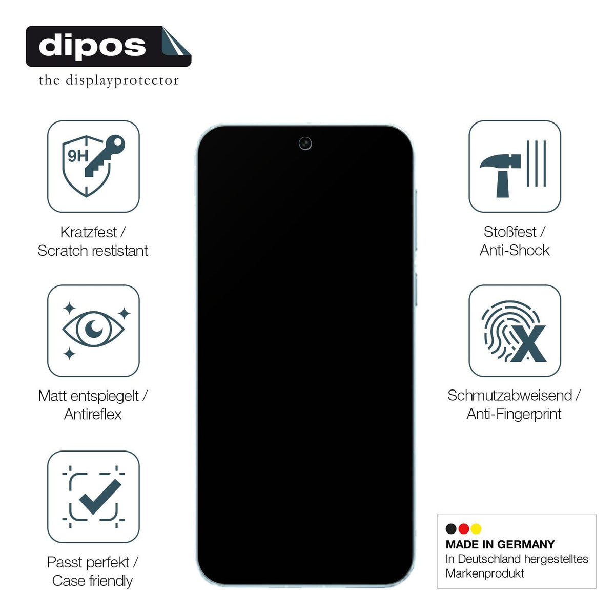 2x Screen Protector for Vivo S30 matte Flexible Glass 9H dipos