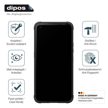 2x Screen Protector for Hammer Blade V 5G matte Flexible Glass 9H dipos