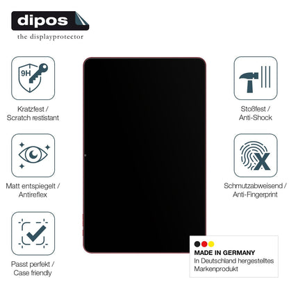 2x Screen Protector for Teclast Tablet T60Ai matte Flexible Glass 9H dipos