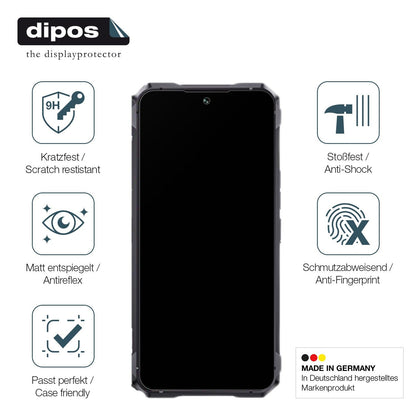 2x Screen Protector for Cubot King Kong 11 matte Flexible Glass 9H dipos