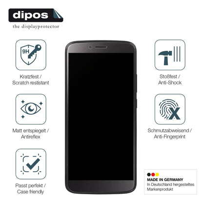 2x Screen Protector for BLU View Mega matte Flexible Glass 9H dipos