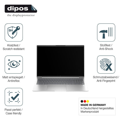 2x Screen Protector for HP Elitebook 655 G11 16 Zoll matte Flexible Glass 9H