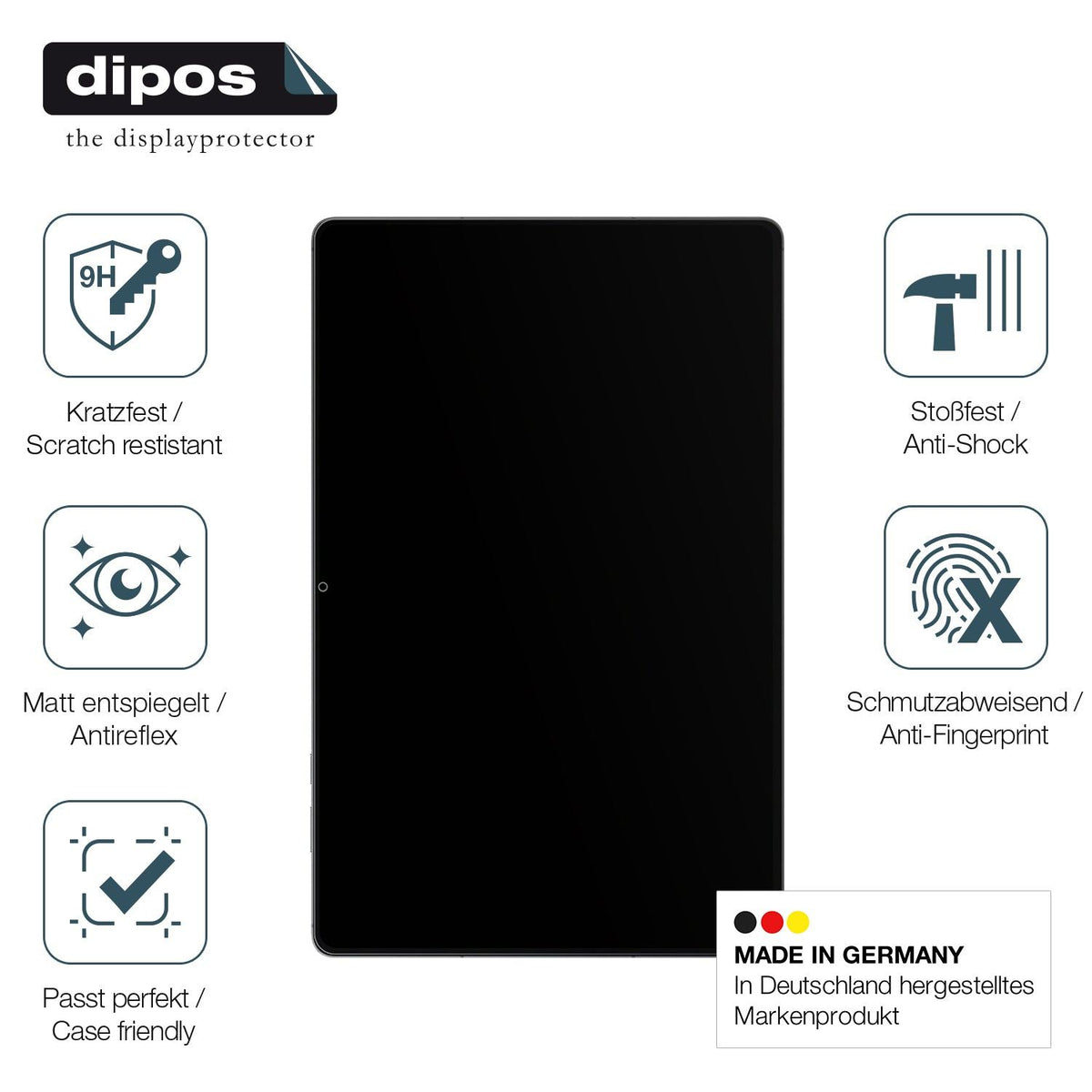 2x Screen Protector for Samsung Galaxy Tab S11 Ultra matte Flexible Glass 9H