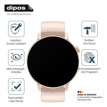 2x Screen Protector for Dremac DM5-B matte Flexible Glass 9H dipos