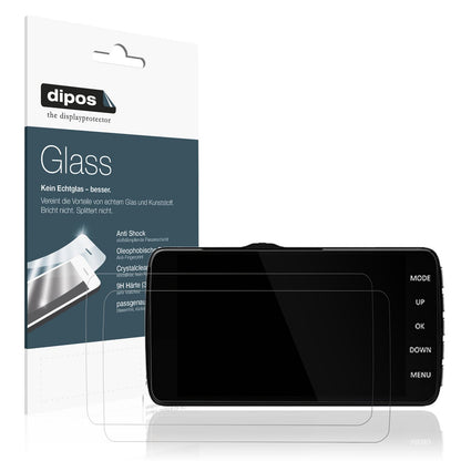 2x Screen Protector for CHORTAU B-T002 Dashcam Flexible Glass 9H dipos