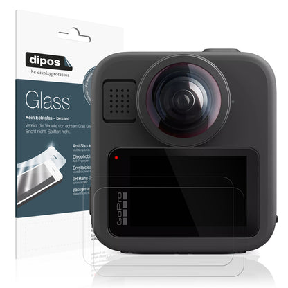 2x 9H Schutzfolie für GoPro Max 2 Panzerfolie