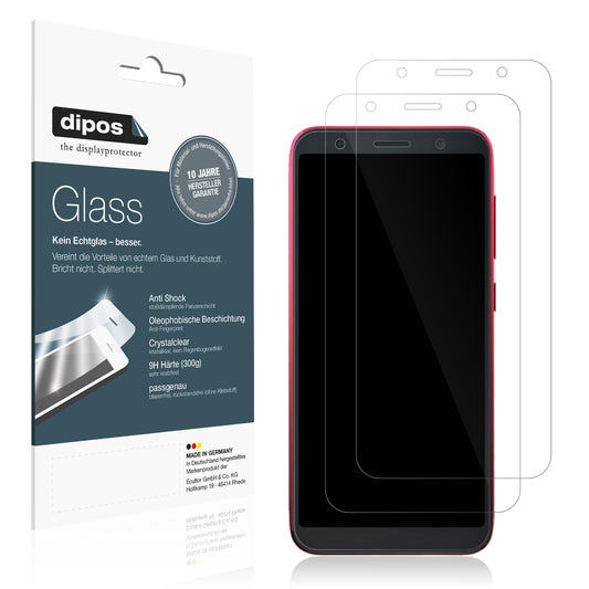 Klare Displayschutzfolie von dipos passend für Asus ZenFone Live (L2) SD425, 9H kratzfest und blasenfrei montiert