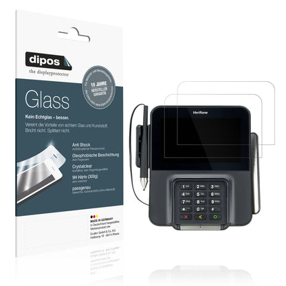 2x Screen Protector for Verifone M400 Flexible Glass 9H dipos