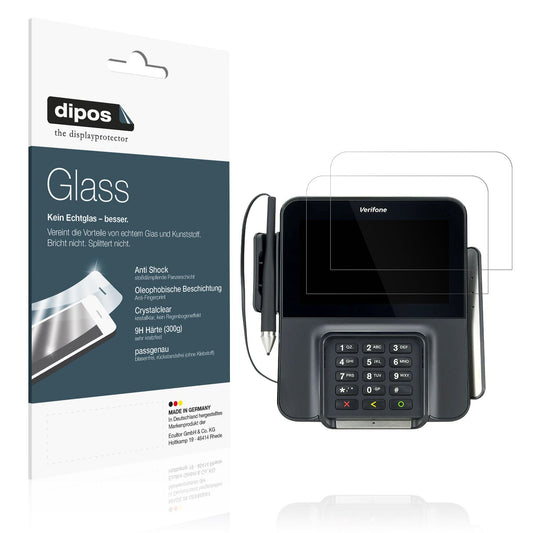 2x Screen Protector for Verifone M400 Flexible Glass 9H dipos