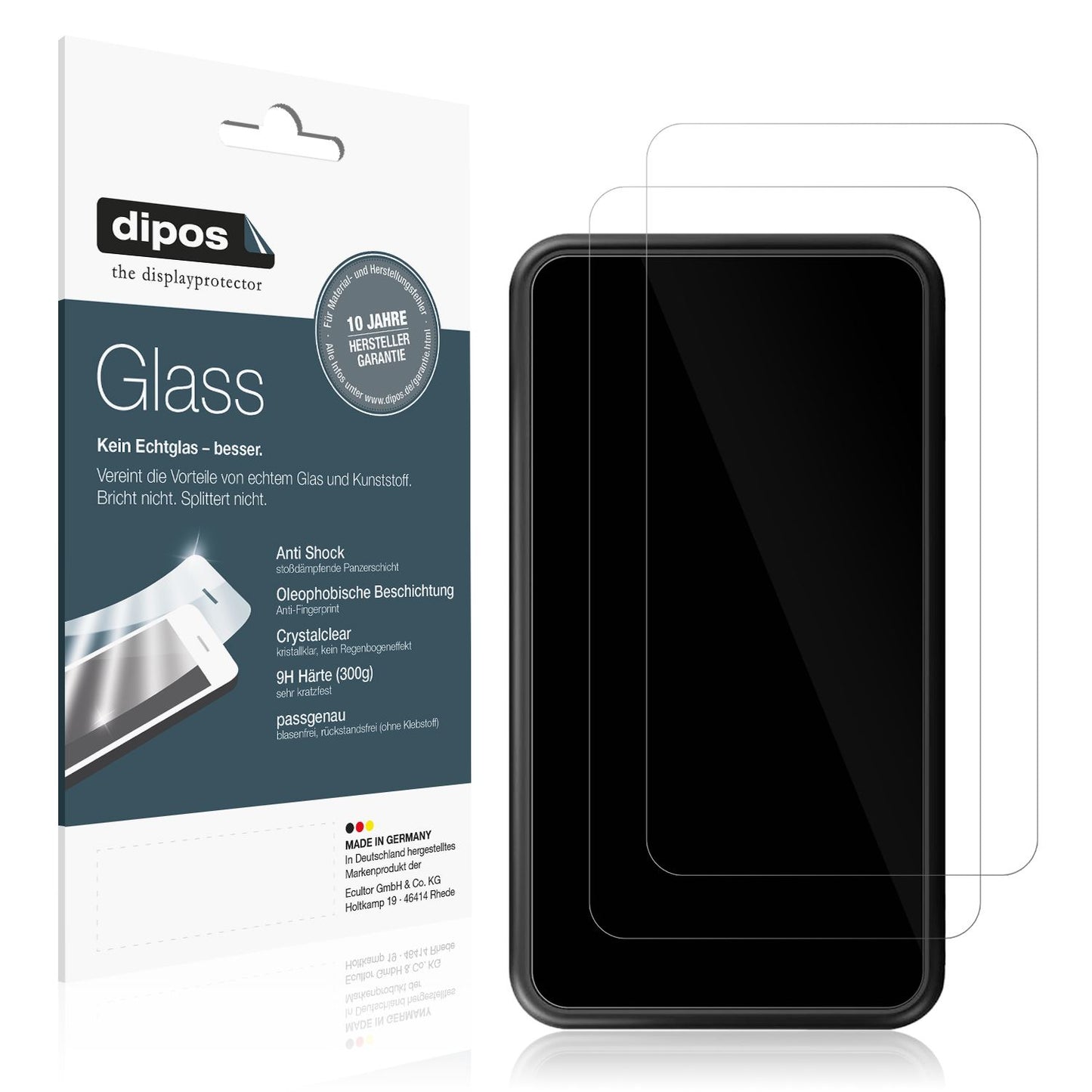 2x Screen Protector for AUTO-VOX W12 Flexible Glass 9H dipos