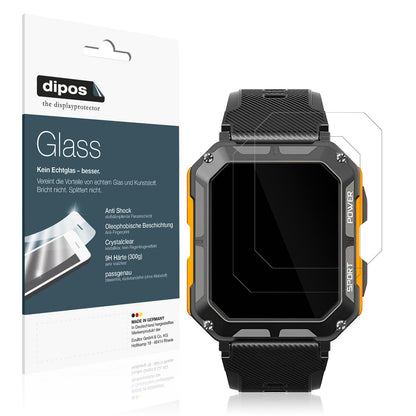 2x Screen Protector for Stahlgear Herkules Flexible Glass 9H dipos