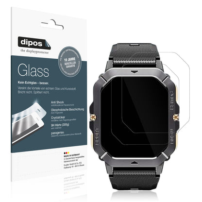 2x Screen Protector for Oukitel BT101 2.02 Zoll Flexible Glass 9H dipos