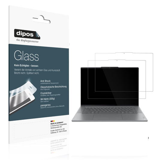 2x Screen Protector for Lenovo Yoga Slim 7 15ILL9 Flexible Glass 9H dipos