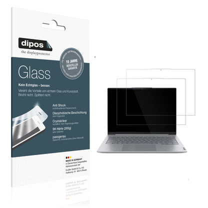 2x 9H Schutzfolie für Lenovo ThinkBook 16 Zoll Gen 8 Panzerfolie