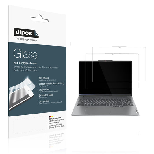 2x Screen Protector for Lenovo IdeaPad Pro 5i Gen 10 16 Zoll Flexible Glass 9H