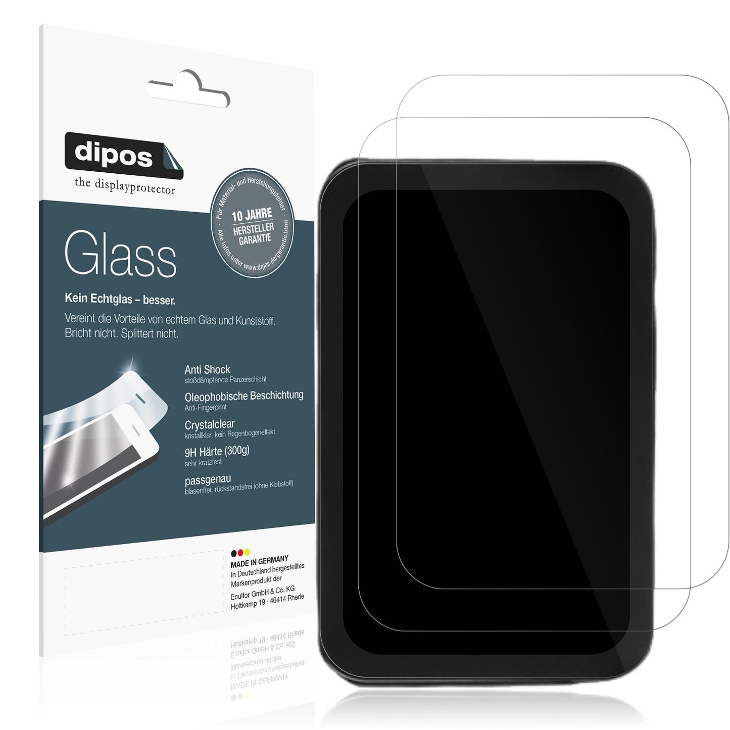 2x Screen Protector for Caso 1846 Flexible Glass 9H dipos
