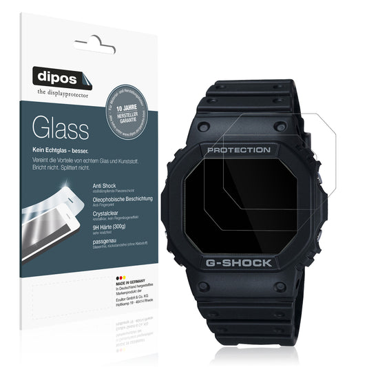 2x 9H Schutzfolie für Casio G-Shock DW-5000U Panzerfolie
